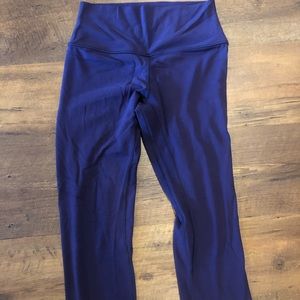 Lululemon dark purple align crops size 6